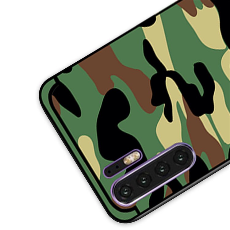 NXE Camouflage Pattern PC TPU Hybrid Case Accessory for Huawei P30 Pro - Green-4