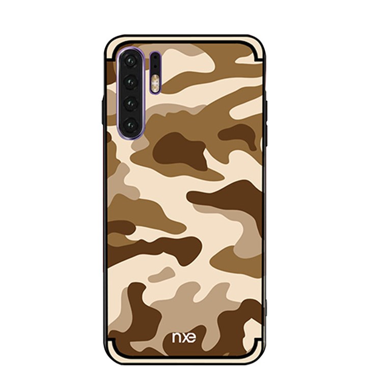 NXE Camouflage Pattern PC TPU Combo Shell for Huawei P30 Pro - Brown-1