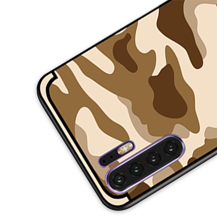 NXE Camouflage Pattern PC TPU Combo Shell for Huawei P30 Pro - Brown-4