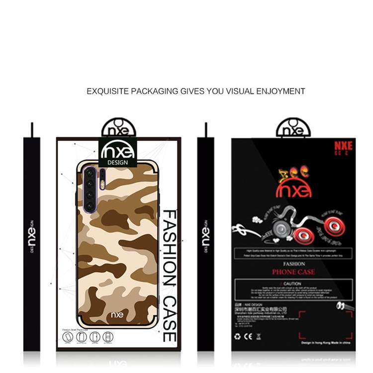 NXE Camouflage Pattern PC TPU Combo Shell for Huawei P30 Pro - Brown-6