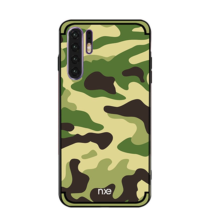 NXE Camouflage Pattern PC TPU Combo Phone Case for Huawei P30 Pro - Light Green-1