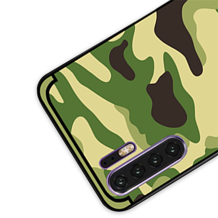 NXE Camouflage Pattern PC TPU Combo Phone Case for Huawei P30 Pro - Light Green-4