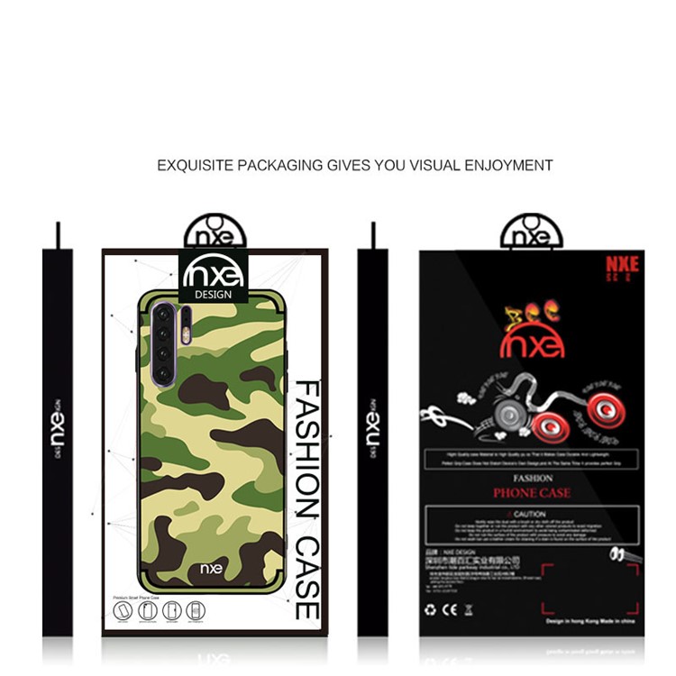 NXE Camouflage Pattern PC TPU Combo Phone Case for Huawei P30 Pro - Light Green-6