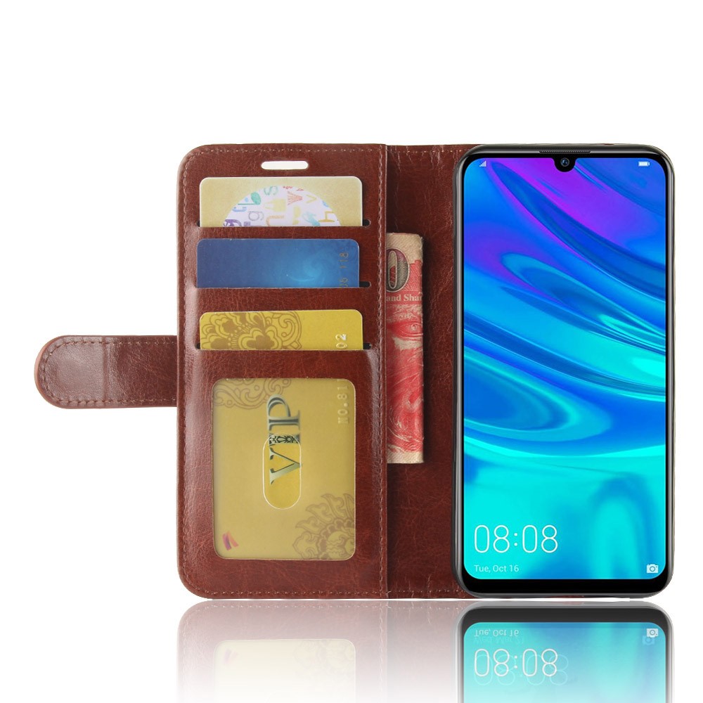 Crazy Horse PU Leather Mobile Phone Cover Shell for Huawei P30 Lite - Brown-4