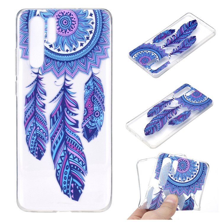 For Huawei P30 Pro Pattern Printing TPU Cell Phone Case - Dream Catcher-1