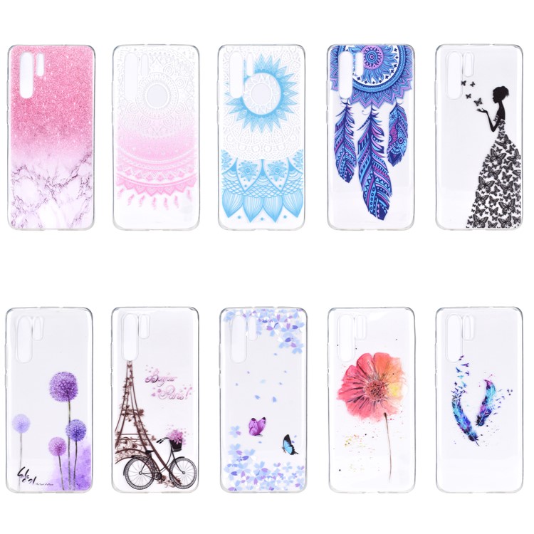 For Huawei P30 Pro Pattern Printing TPU Cell Phone Case - Dream Catcher-7