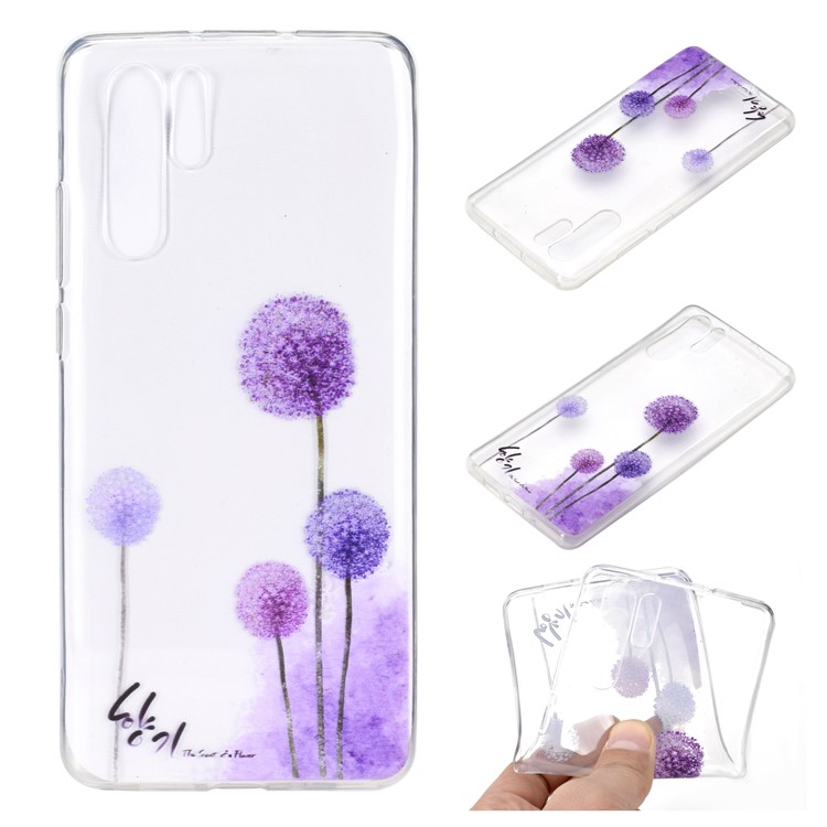 For Huawei P30 Pro Pattern Printing TPU Protective Phone Casing - Dandelion-1
