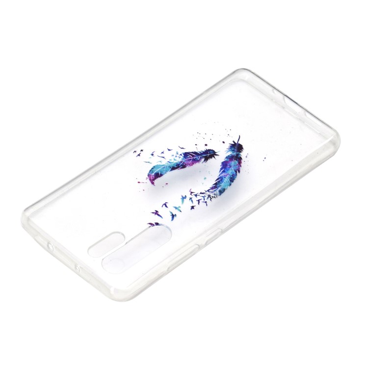 For Huawei P30 Pro Pattern Printing TPU Soft Mobile Cover - Feather and Bird-4