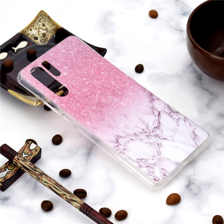 For Huawei P30 Pro Pattern Printing TPU Case Cover - Marble Texture-6
