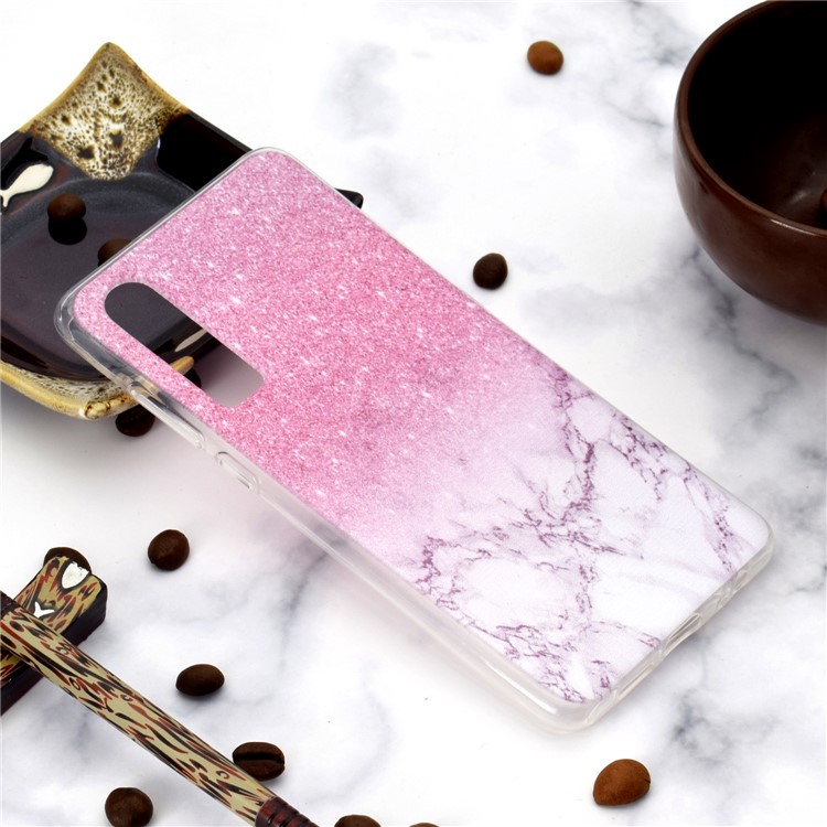 Pattern Printing Soft TPU Case for Huawei P30 - Marble Texture-6