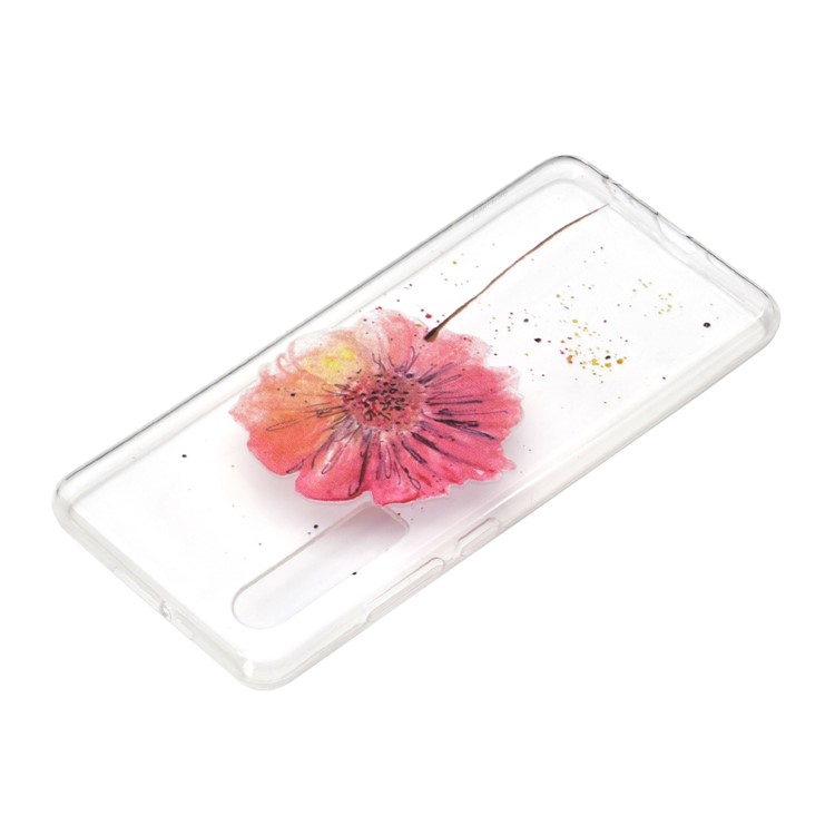 Pattern Printing Soft TPU Mobile Case for Huawei P30 - Vivid Flower-4