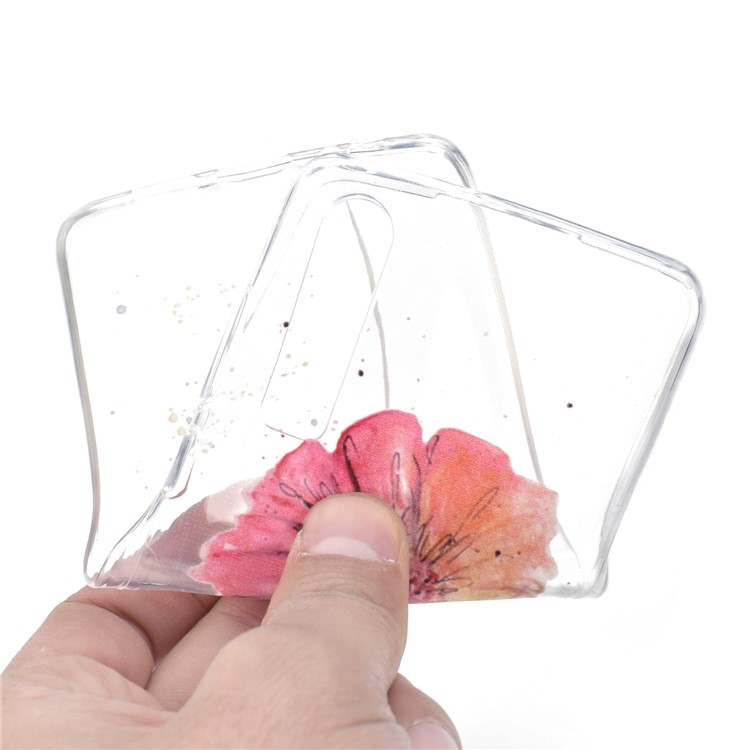Pattern Printing Soft TPU Mobile Case for Huawei P30 - Vivid Flower-5