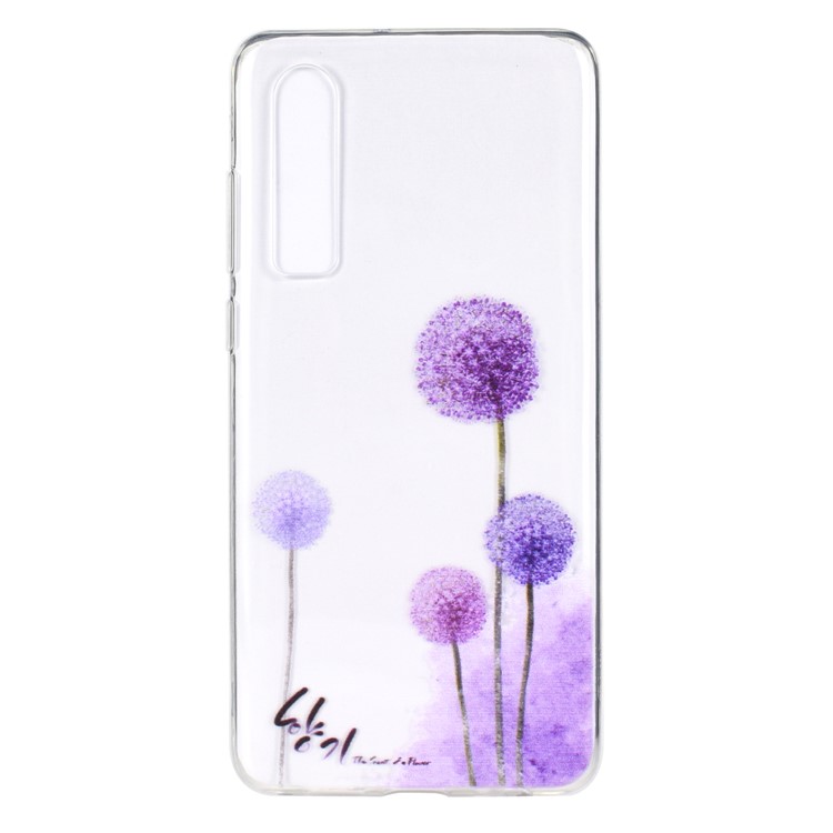 Pattern Printing TPU Mobile Phone Cover for Huawei P30 - Dandelion-2