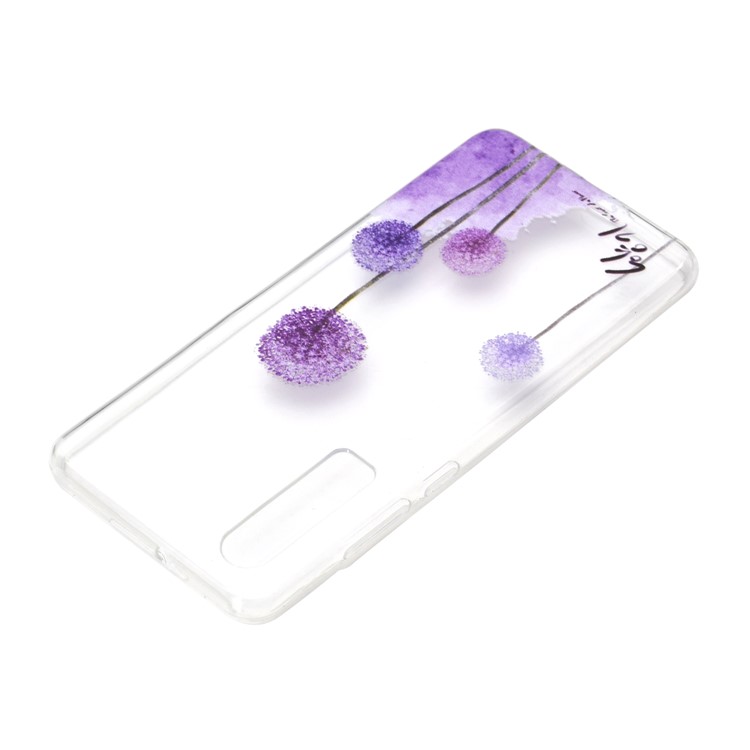 Pattern Printing TPU Mobile Phone Cover for Huawei P30 - Dandelion-4