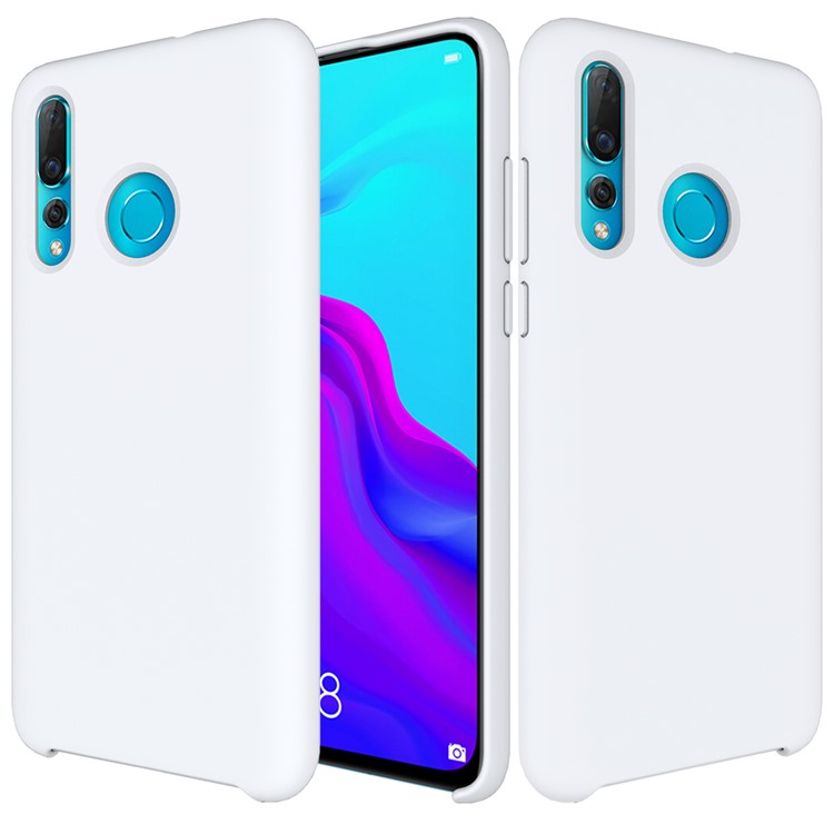 Liquid Silicone Mobile Phone Cover for Huawei nova 4 - White-1