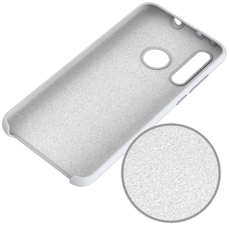 Liquid Silicone Mobile Phone Cover for Huawei nova 4 - White-5