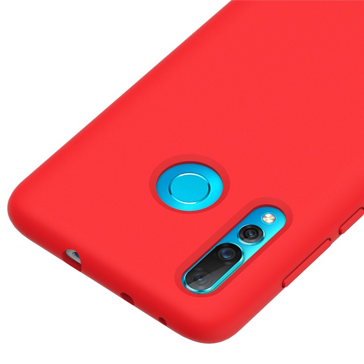 Liquid Silicone Mobile Phone Shell for Huawei nova 4 - Red-3