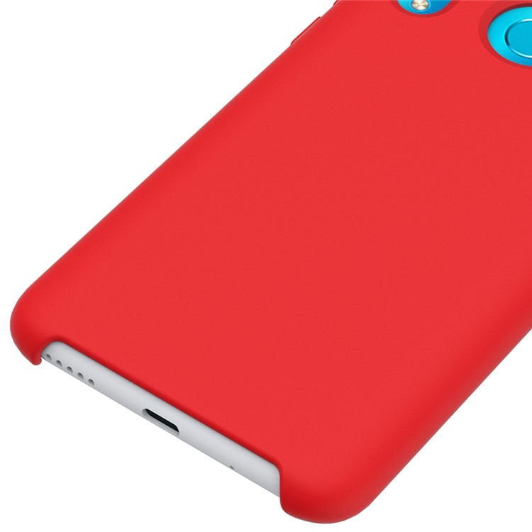 Liquid Silicone Mobile Phone Shell for Huawei nova 4 - Red-4