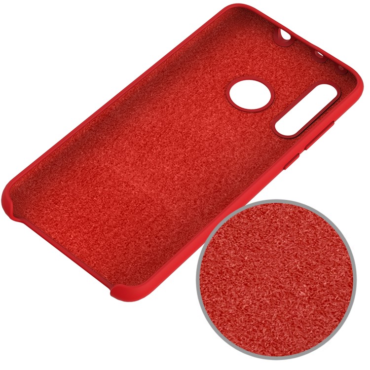 Liquid Silicone Mobile Phone Shell for Huawei nova 4 - Red-5