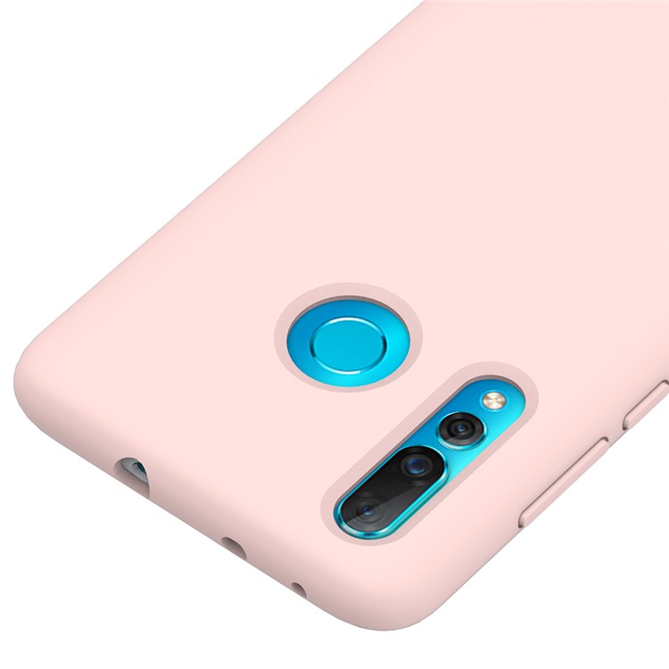 Liquid Silicone Cell Phone Case for Huawei nova 4 - Pink-3