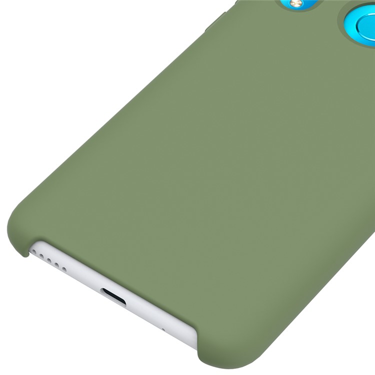 Liquid Silicone Phone Casing Cover for Huawei nova 4 - Green-4