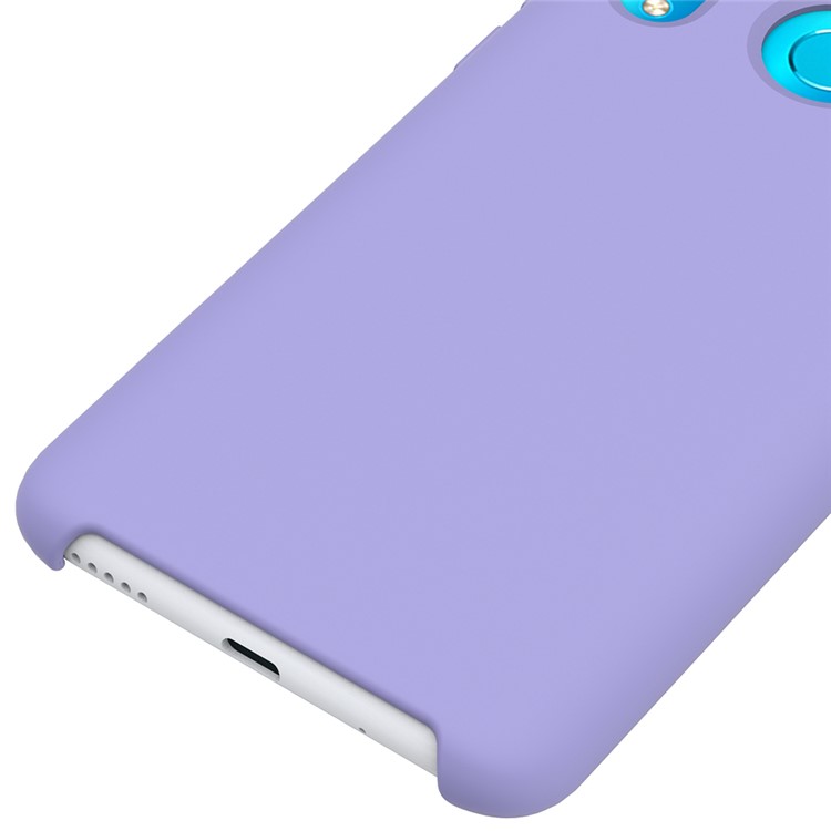 Liquid Silicone Mobile Case Accessory for Huawei nova 4 - Purple-4