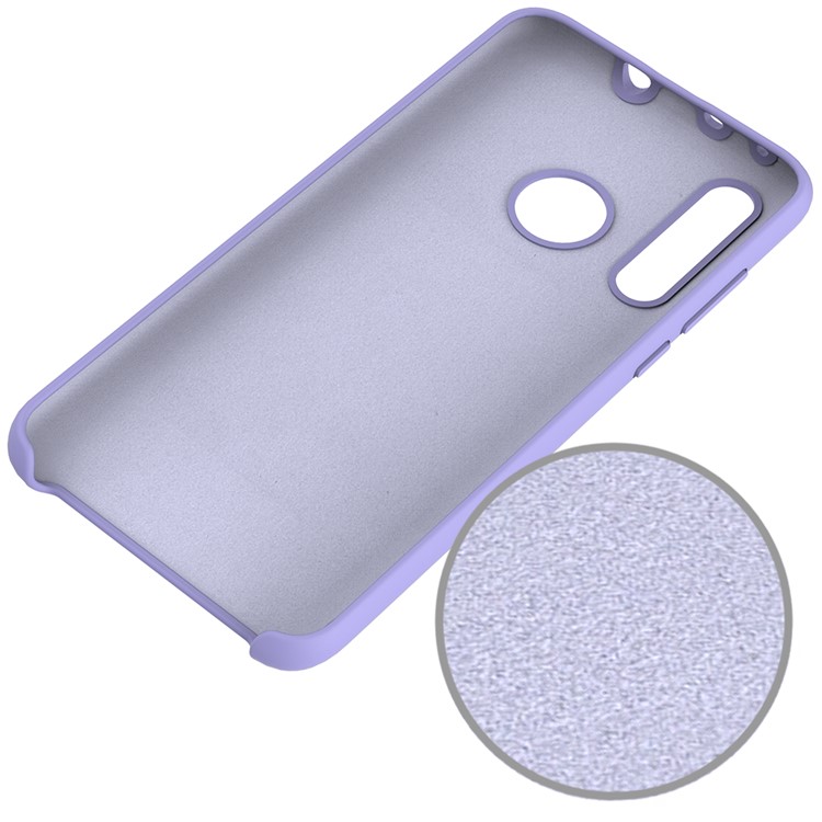 Liquid Silicone Mobile Case Accessory for Huawei nova 4 - Purple-5