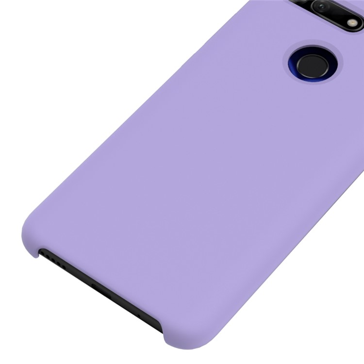 Liquid Silicone Case Accessory for Huawei Honor View 20/V20 - Purple-4