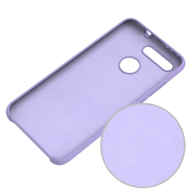 Liquid Silicone Case Accessory for Huawei Honor View 20/V20 - Purple-5