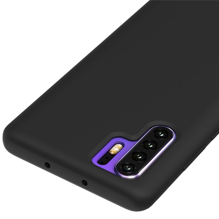 Flüssiges Silikon-Schutzetui Für Huawei P30 Pro - Schwarz-3