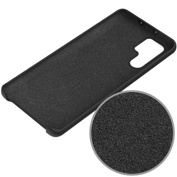 Flüssiges Silikon-Schutzetui Für Huawei P30 Pro - Schwarz-5