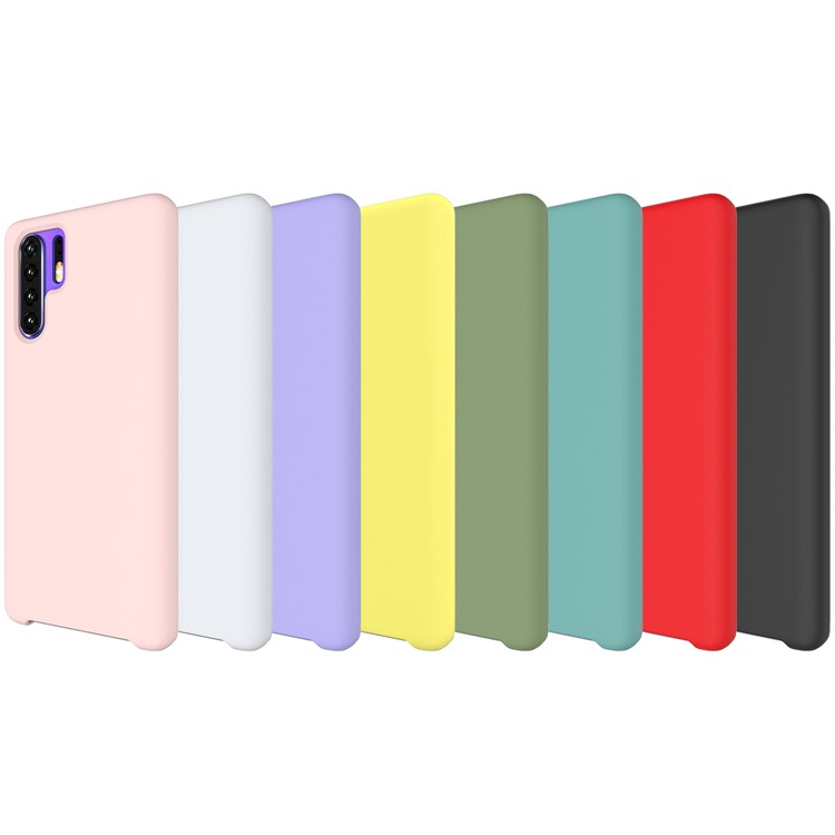 Flüssiges Silikon-Schutzetui Für Huawei P30 Pro - Schwarz-6