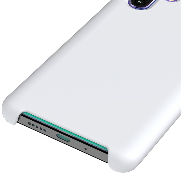Flüssigsilikon-Schutzhülle Für Huawei P30 Pro - Weiß-4