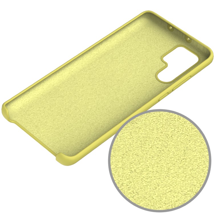 Liquid Silicone Cell Phone Cover for Huawei P30 Pro - Yellow-5