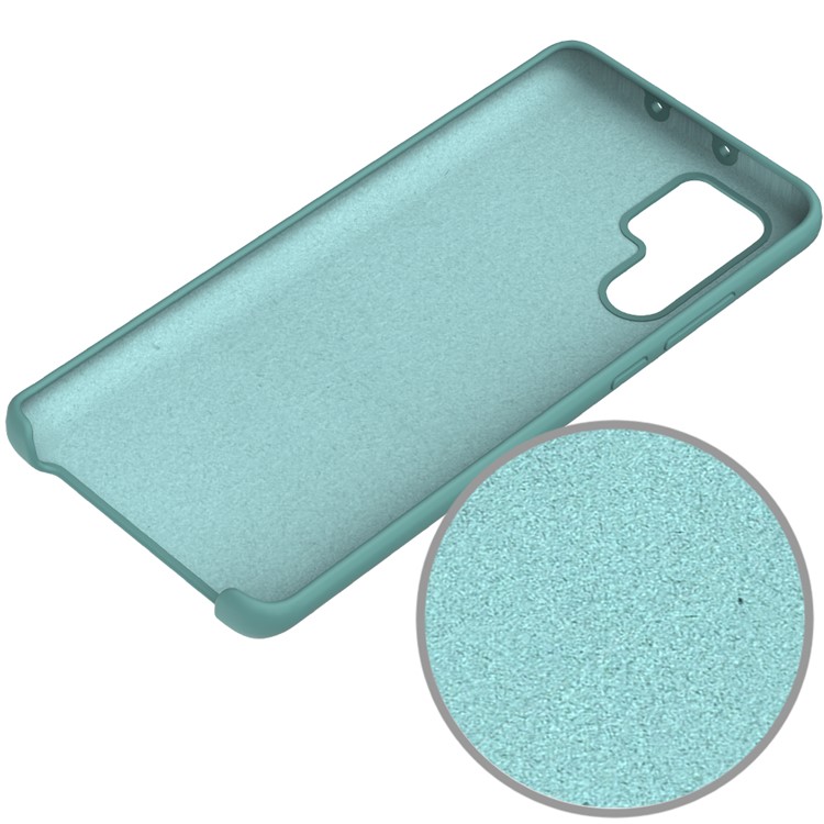 Liquid Silicone Protector Case for Huawei P30 Pro - Cyan-5