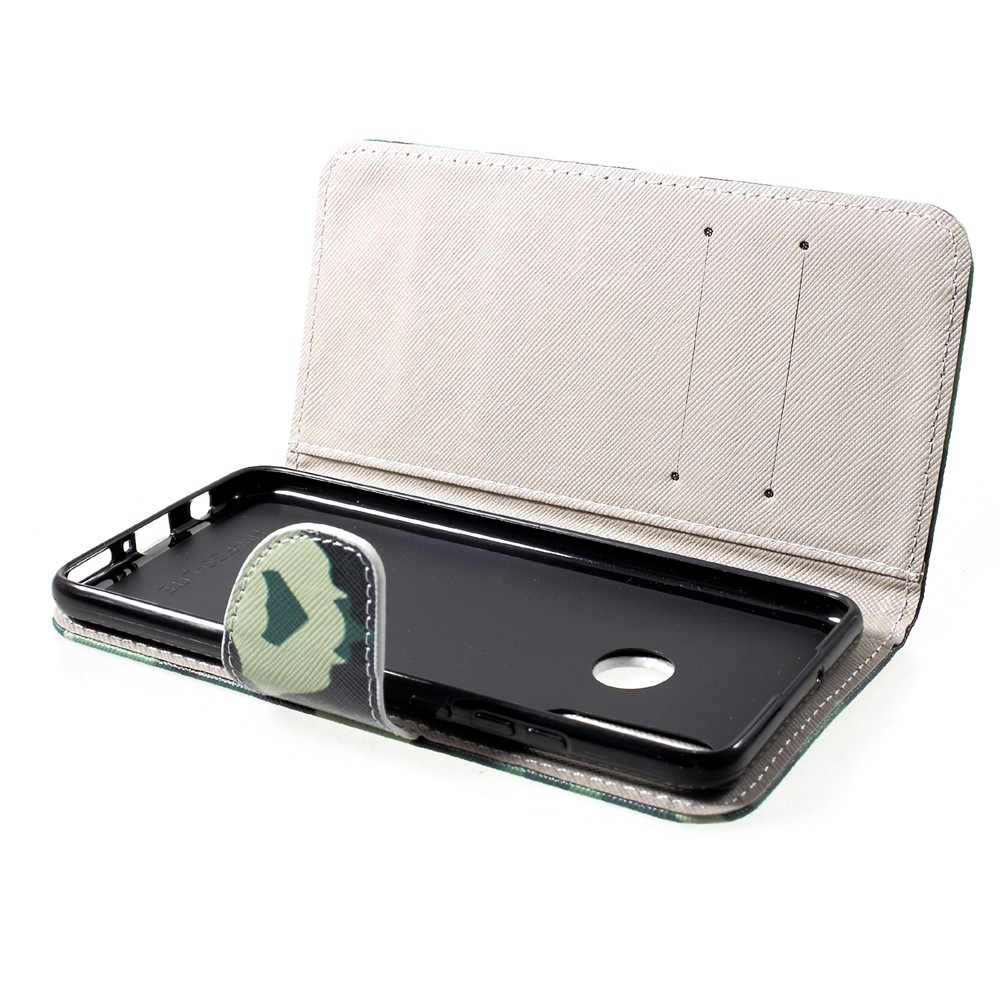 Pattern Printing PU Leather Flip Phone Cover for Huawei P30 Lite - Camouflage-5