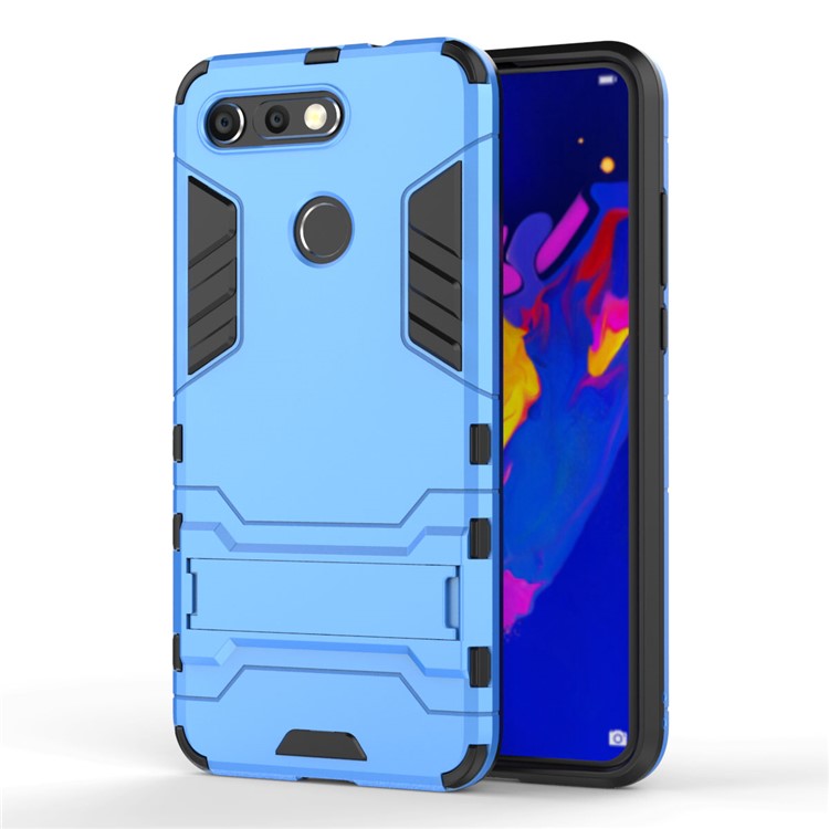 Plastic + TPU Combo Case with Kickstand for Huawei Honor View 20 / Honor V20 - Baby Blue-3