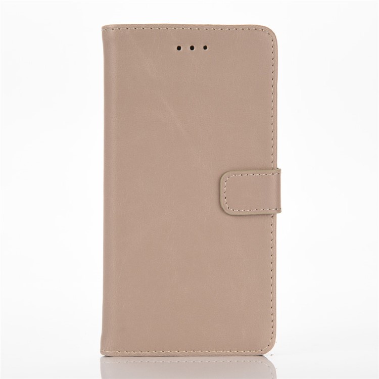 Retro Style Leather Wallet Flip Cover for Huawei P9 Lite - Grey-1