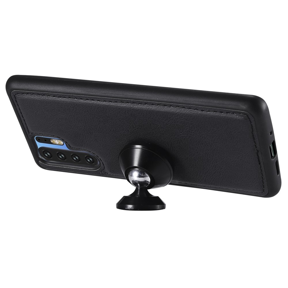 Magnetic Detachable 2-in-1 Wallet Leather Stand Case for Huawei P30 Pro - Black-6