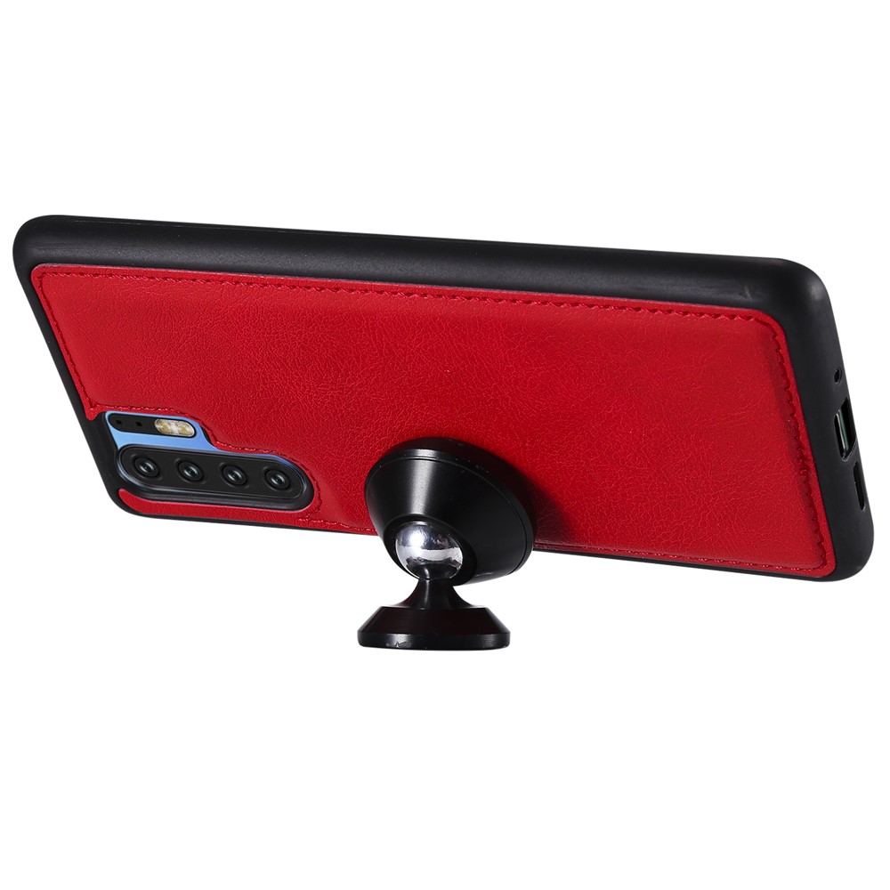 Magnetic Detachable 2-in-1 Wallet Leather Stand Cover for Huawei P30 Pro - Red-6