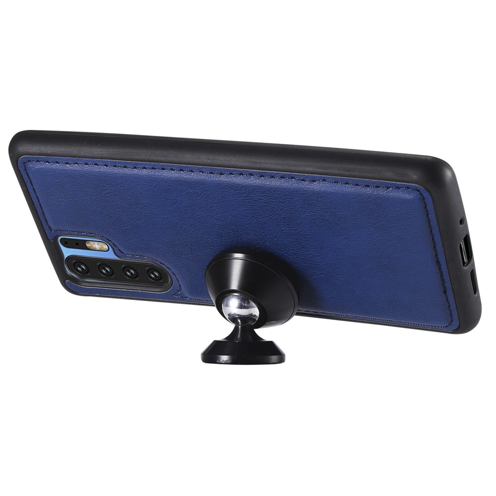 Magnetic Detachable 2-in-1 Wallet Leather Stand Casing for Huawei P30 Pro - Blue-6