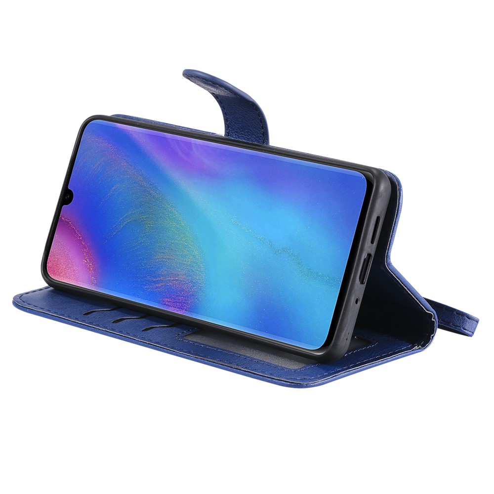 Magnetic Detachable 2-in-1 Wallet Leather Stand Casing for Huawei P30 Pro - Blue-7