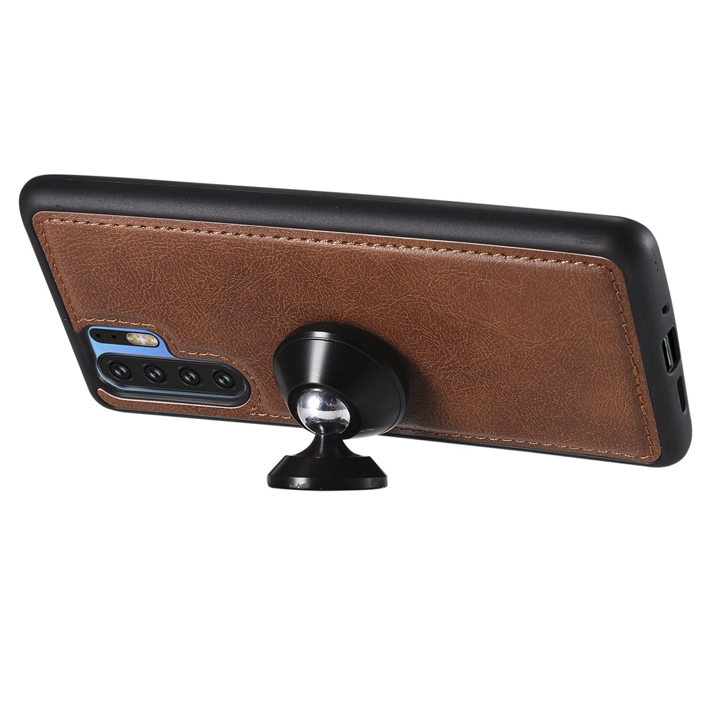 Magnetic Detachable 2-in-1 Wallet Leather Stand Case for Huawei P30 Pro - Brown-8