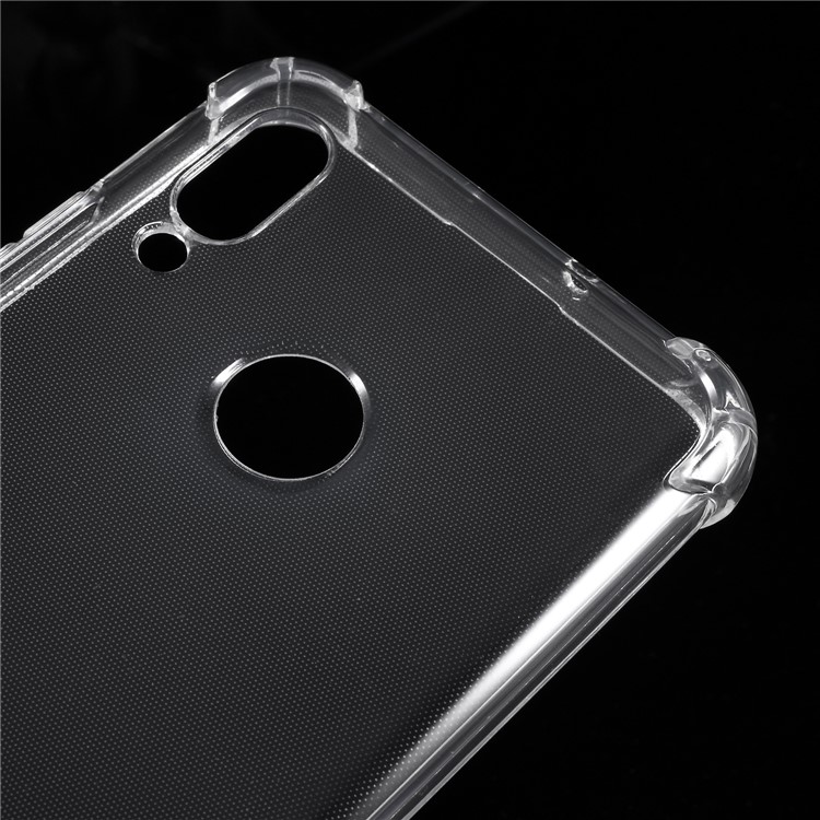 Drop-Proof Crystal Clear TPU Mobile Cover Shell for Huawei Honor 10 Lite-4