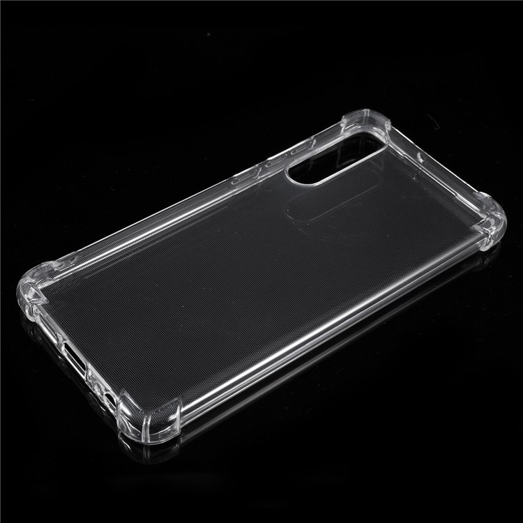 Drop-Proof Crystal Clear TPU Cell Phone Cover Shell for Huawei P30-2