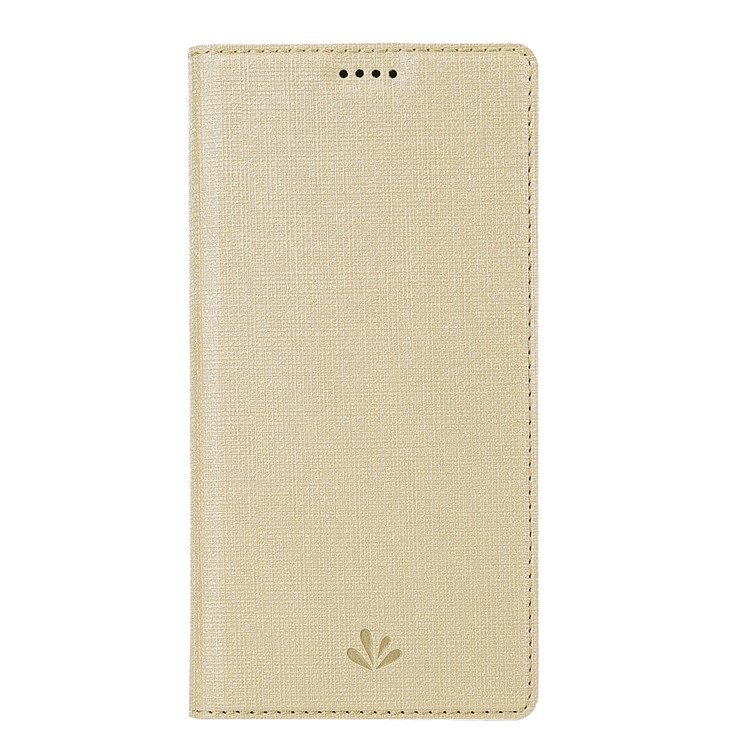 Custodia In Pelle VILI DMX Cross Texture Con Slot Per Schede Per Huawei Nova 4 - Oro-2