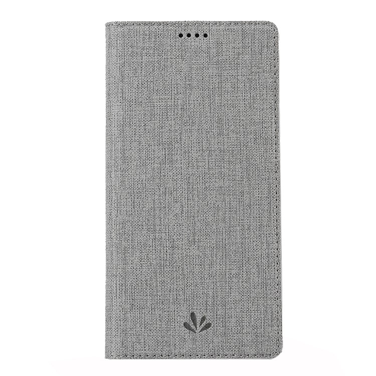 VILI DMX Cross Texture Leather Card Holder Mobile Cover for Huawei Honor View 20/V20 - Grey-3