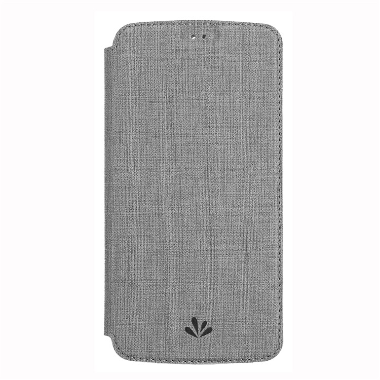 VILI DMX Cross Texture Card Slot Leather Stand Cover for Huawei Honor 10 Lite / P Smart (2019) - Grey-2