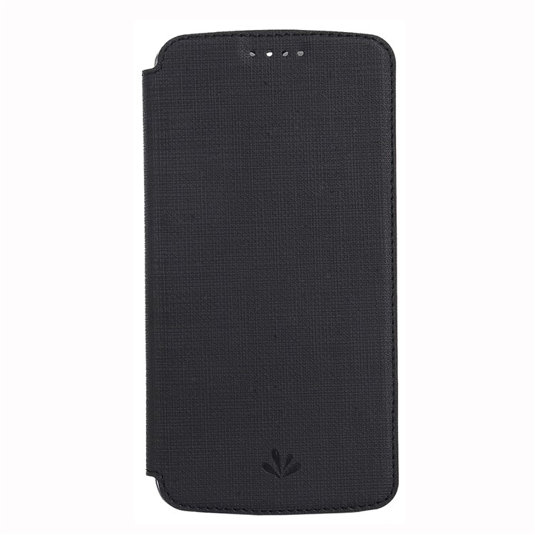 VILI DMX Cross Texture Card Slot Leather Stand Cover for Huawei Honor 10 Lite / P Smart (2019) - Black-2