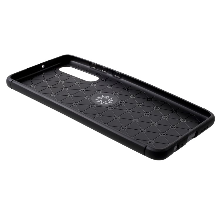 Finger Ring Kickstand TPU Case for Huawei P30 (Built-in Metal Sheet) - Black-6
